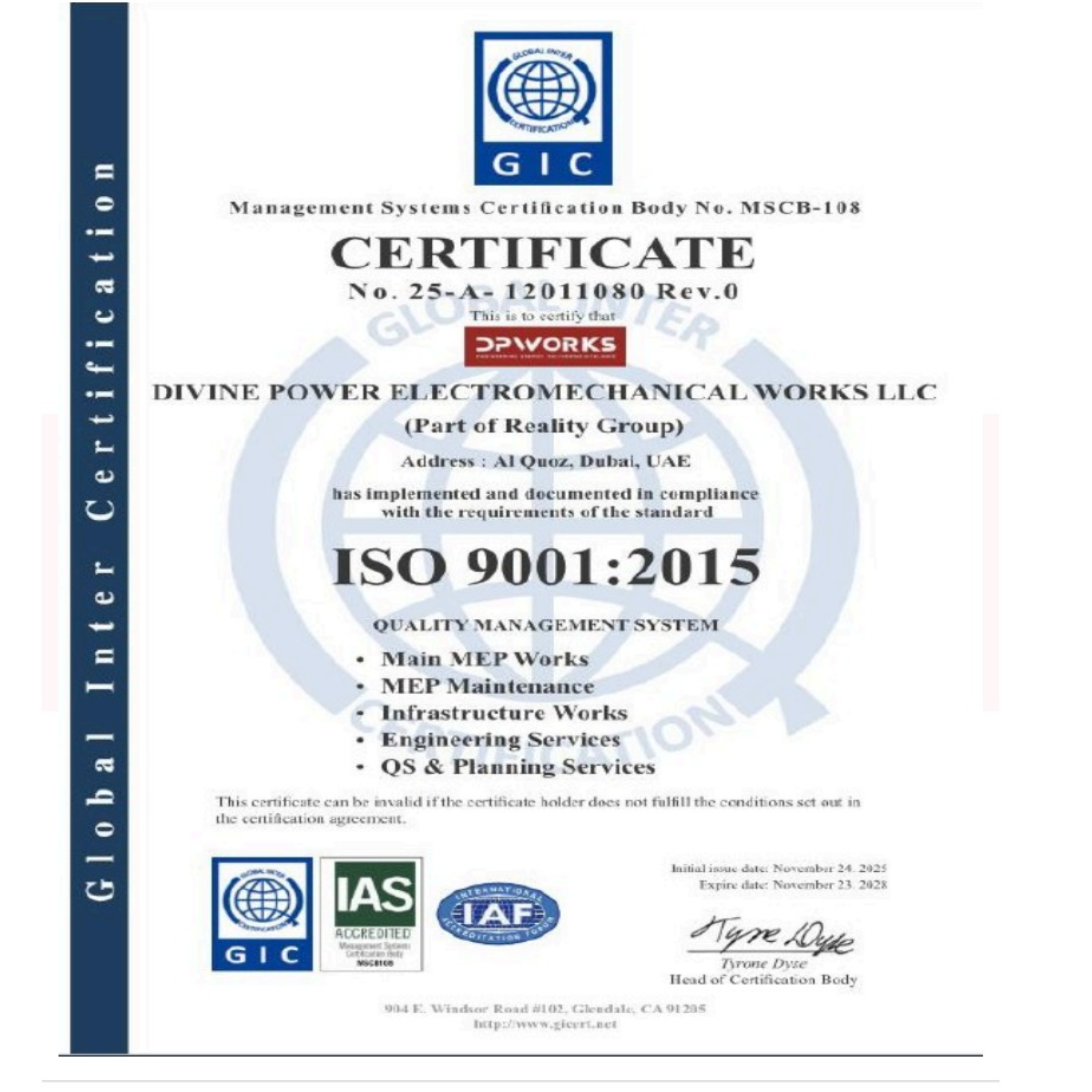Certificate 2