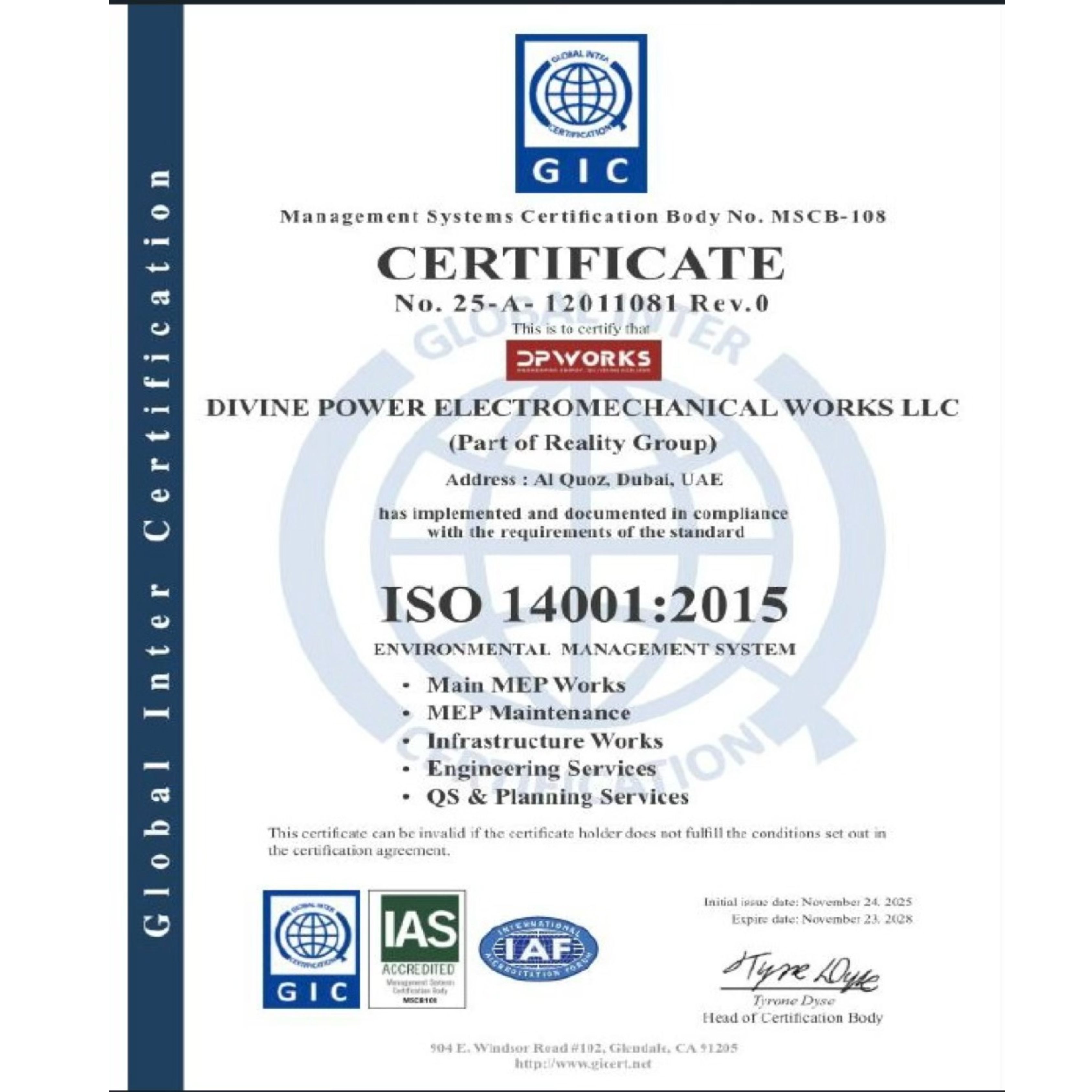 Certificate 4